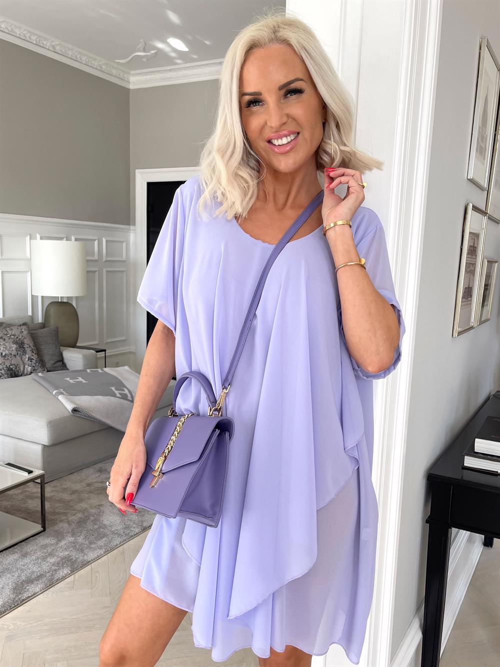 Wanda - Tunika klänning i chiffong